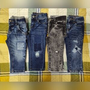 💙 Bundle of 4 Wonder Nation Baby Jeans
